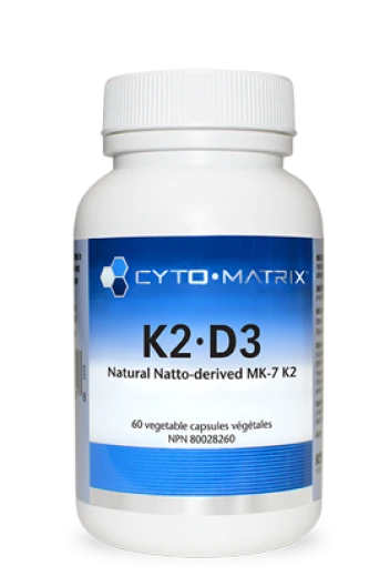 Cyto-Matrix k2-d3 capsules bottle