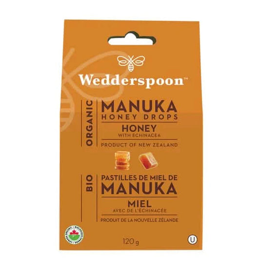Organic Manuka Honey Drops - Honey & Echinacea
