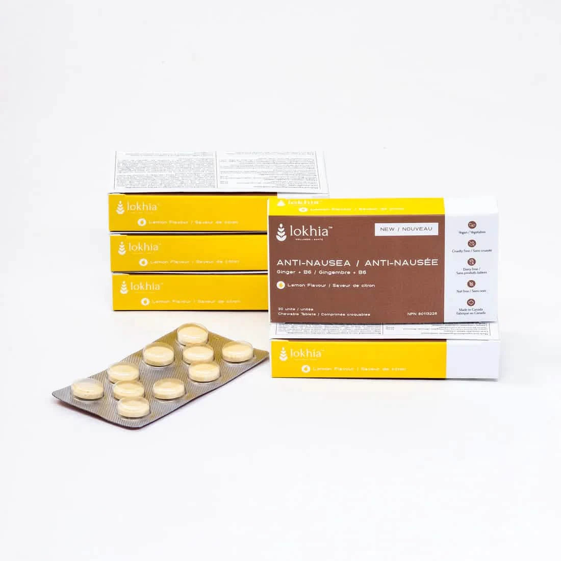 Lokhia Anti-Nausea Chewables - Lemon