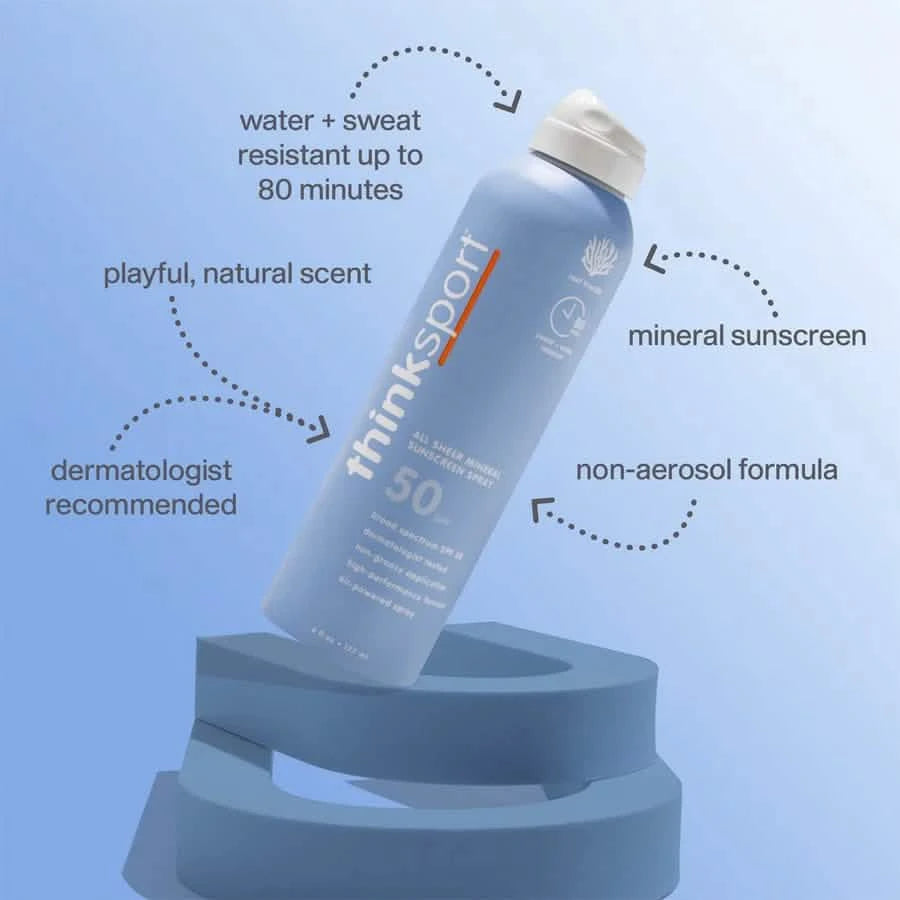 Thinksport All Sheer Mineral Sunscreen Spray SPF 50