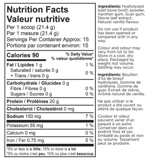 Bone Broth Collagen - Vanilla