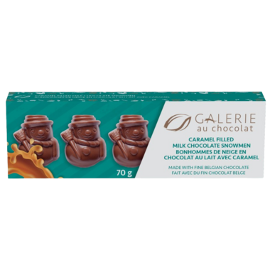 Milk Chocolate Caramel Snowmen