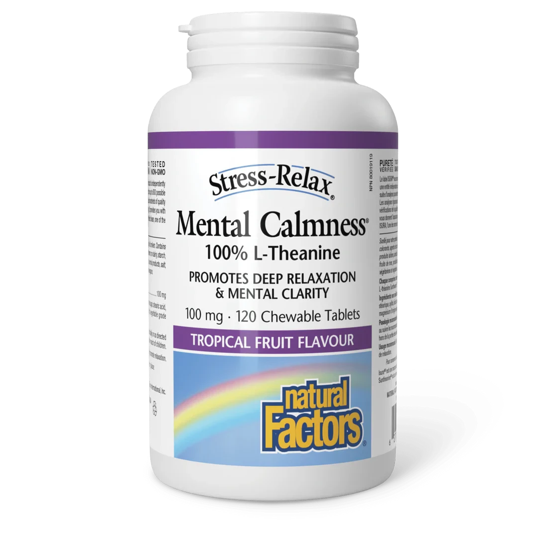 Mental Calmness L-Theanine 100 mg Chewable