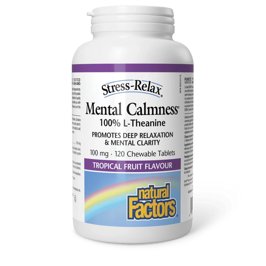 Mental Calmness L-Theanine 100 mg Chewable