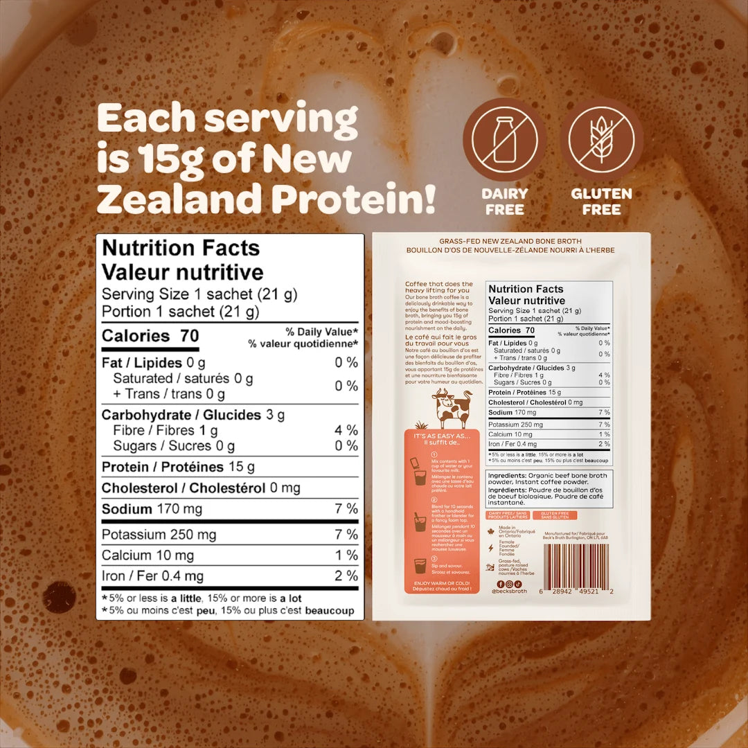 Protein Instant Coffee - Single Serving