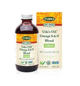 Udo's Oil Omega 3-6-9 Blend + DHA Liquid