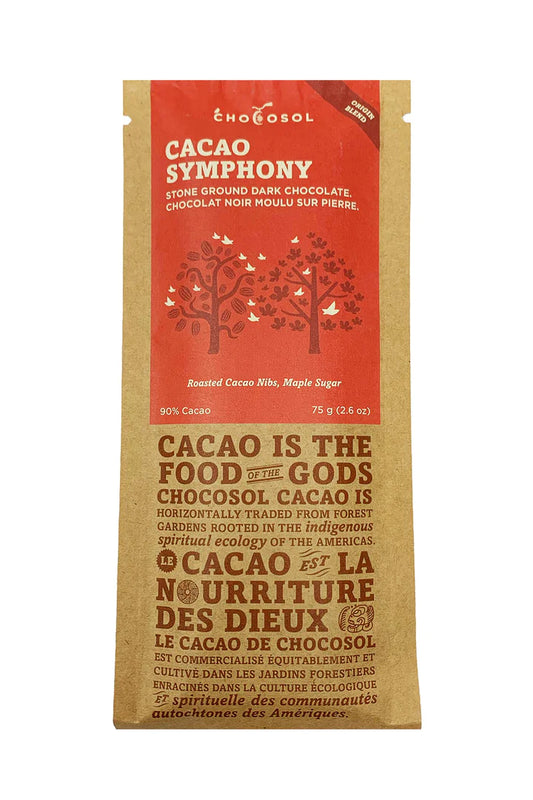 Cacao Symphony 90% Dark Chocolate with Maple Sugar