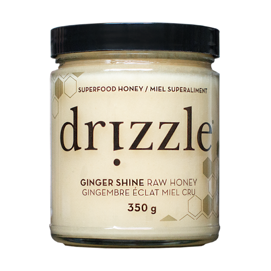 Drizzle Ginger Shine Raw Honey - Immunity Boost Blend