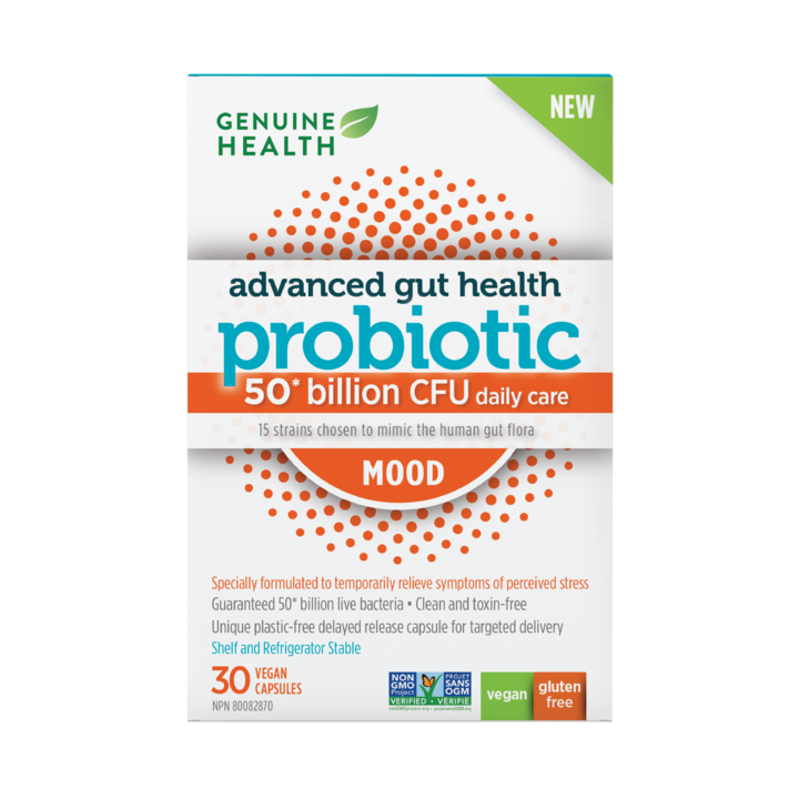 Advanced Gut Health Mood-Supporting Probiotic 50 Billion