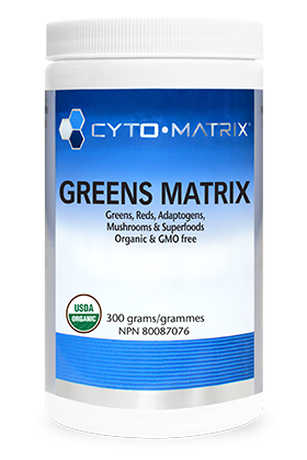 Cyto-Matrix Greens Matrix powder bottle