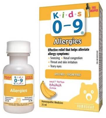 Kids 0-9 Allergies