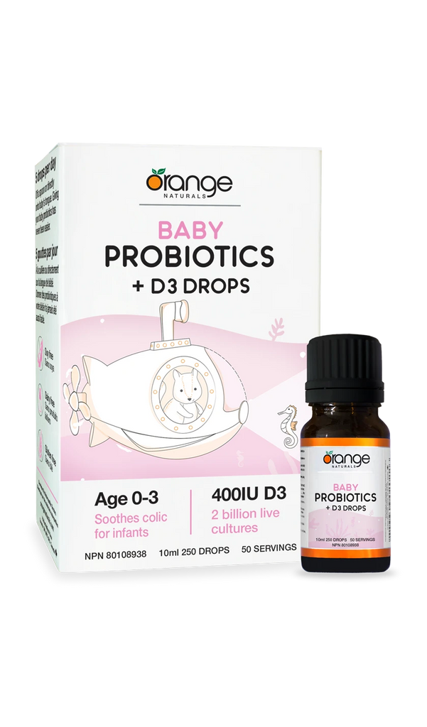Baby Probiotics + D3 Drops