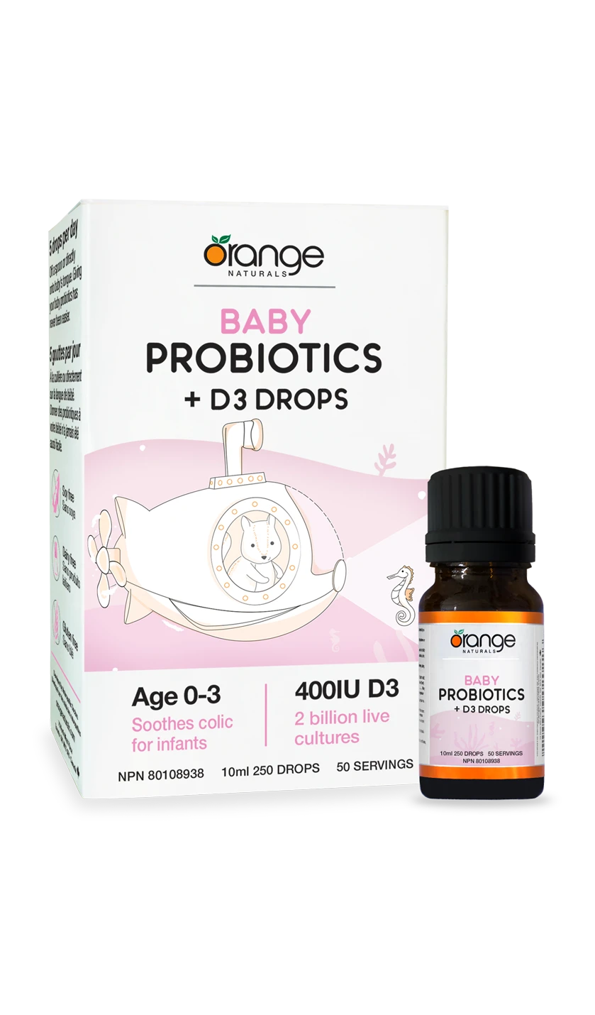 Baby Probiotics + D3 Drops