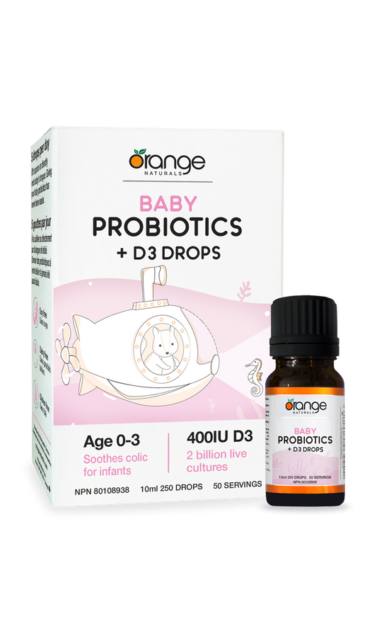 Baby Probiotics + D3 Drops