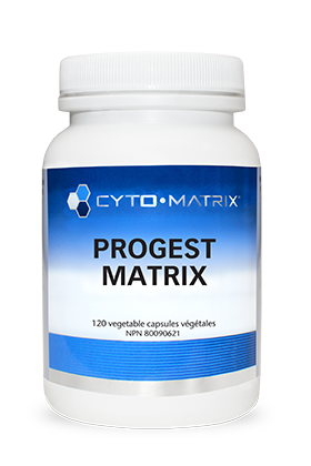 Cyto-Matrix Progest Matrix capsules bottle