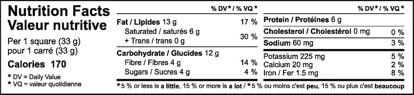 Mid-Day Squares - Peanut Butta