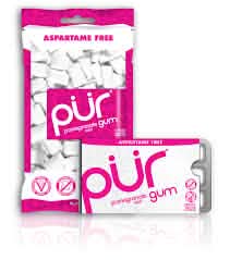 PUR Gum - Pomegranate Mint