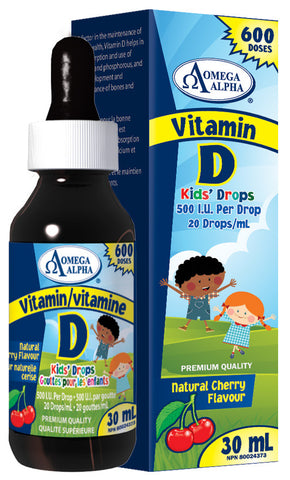 Vitamin D Kids' Drops (Cherry Flavoured)