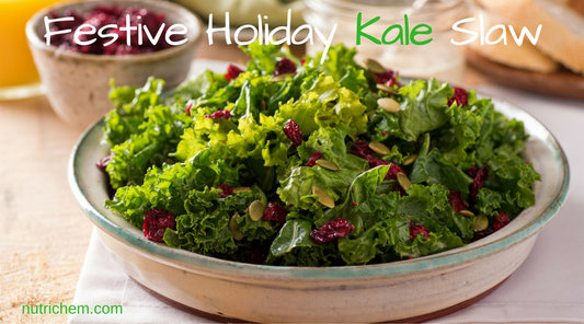 Festive Holiday Kale Slaw