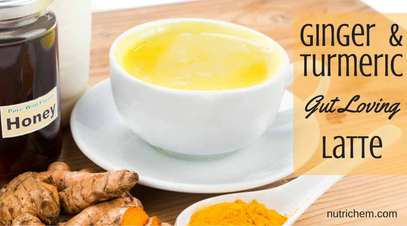 Ginger and Turmeric Gut Loving Latte