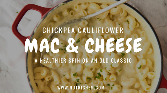 Chickpea Cauliflower Mac & Cheese