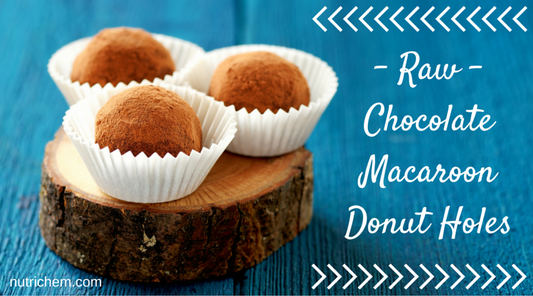 Raw Chocolate Macaroon Donut Holes