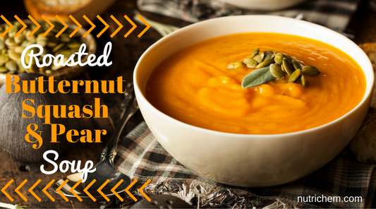 Roasted Butternut Squash and Pear Soup