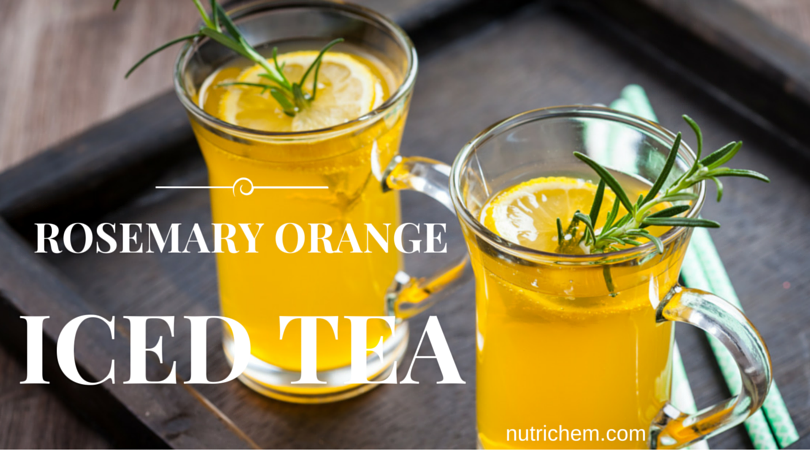 Rosemary Orange Iced Tea