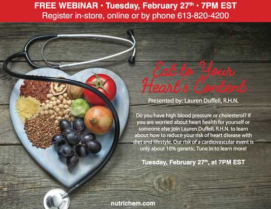 WEBINAR: Eat to Your Heart's Content
