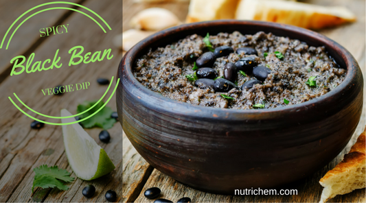 Spicy Black Bean Veggie Dip