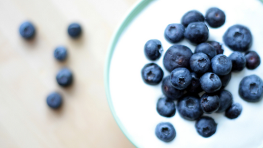 Blueberry Vanilla Yogurt Cups