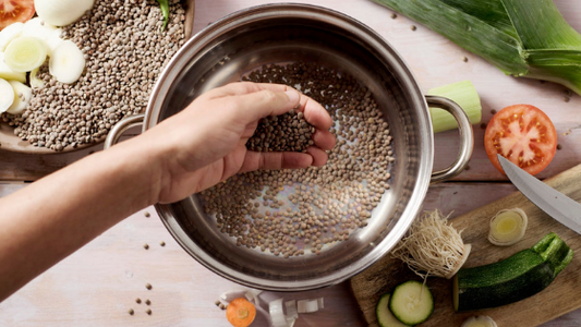 Recipe: Lentil & Spinach Salad