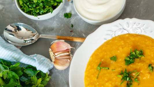 Instant Pot Lentil Coconut Soup