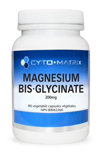 Cyto-Matrix 200mg Magnesium Bis-Glycinate bottle