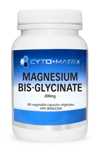 Cyto-Matrix 200mg Magnesium Bis-Glycinate bottle