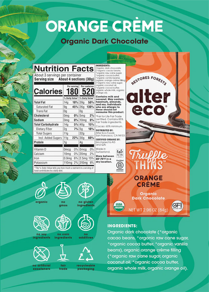 Orange Crème Truffle Thins