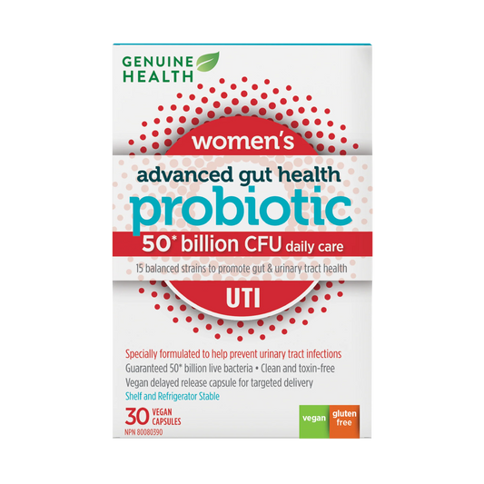 Advanced Gut Health Women's UTI Probiotic - 50 Billion