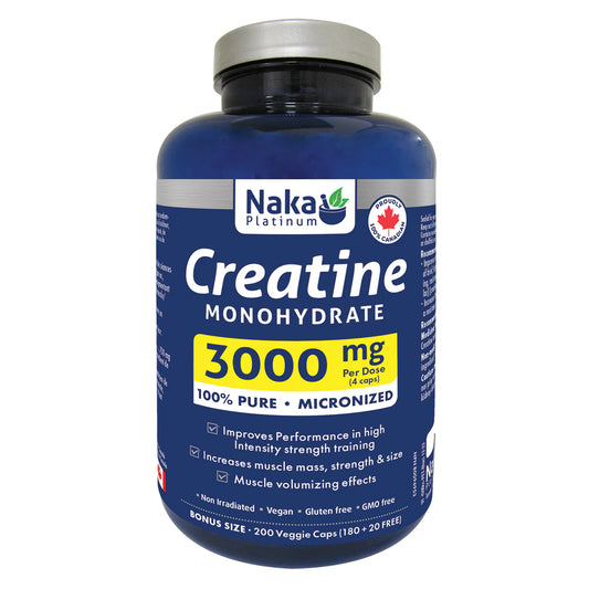 Creatine Monohydrate 3000mg Capsules