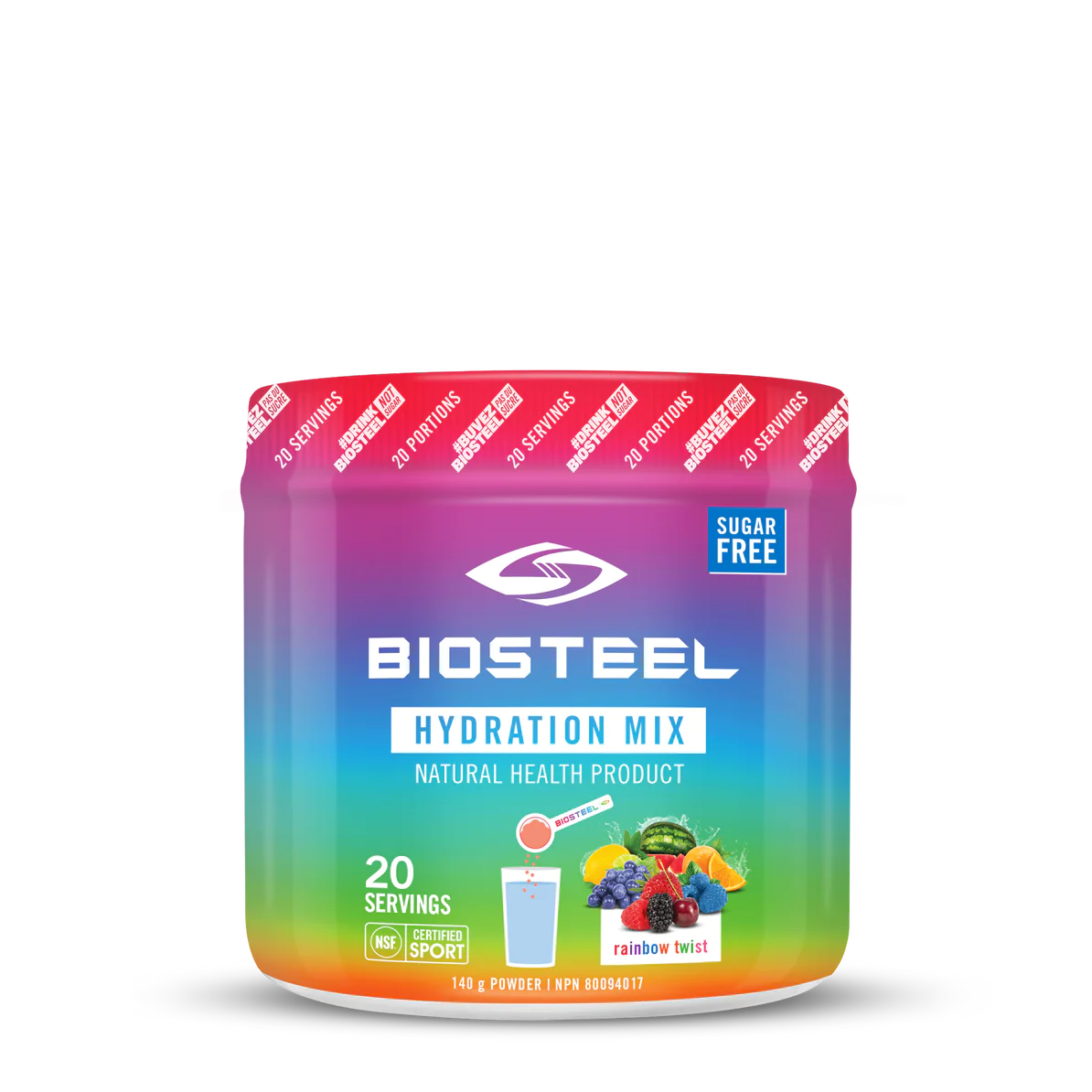 Biosteel Hydration Mix Rainbow Twist 140g