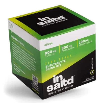 Insaltd Electrolyte Drink Mix - Citrus - 28 Stick Pack