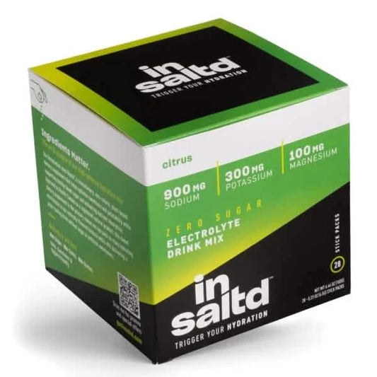 Insaltd Electrolyte Drink Mix - Citrus - 28 Stick Pack