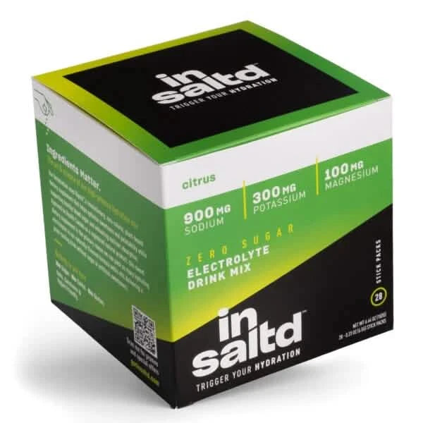 Insaltd Electrolyte Drink Mix - Citrus - 28 Stick Pack