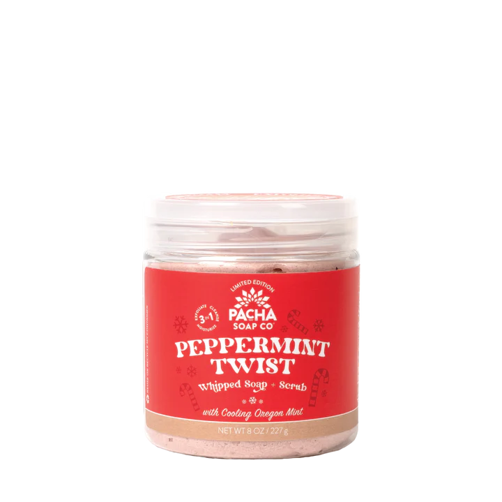 Peppermint Twist Whipped Soap & Scrub