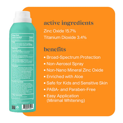 ThinkSport Kids SPF 50 All Sheer Mineral Sunscreen Spray