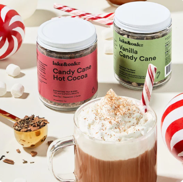 Candy Cane Hot Cocoa Tea