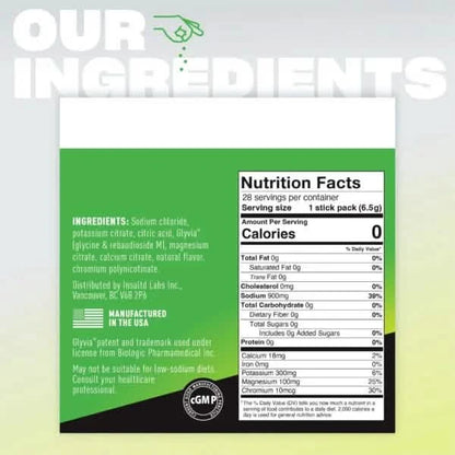Insaltd Electrolyte Drink Mix - Citrus - 28 Stick Pack