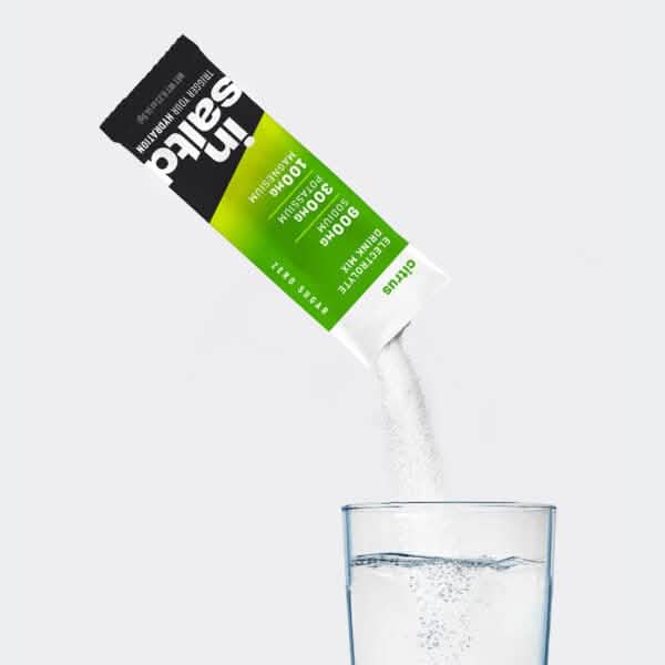Insaltd Electrolyte Drink Mix - Citrus - 28 Stick Pack
