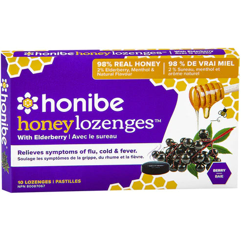 Honibe Honey Lozenges - Elderberry