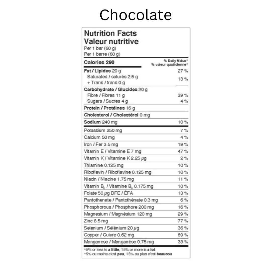 Plant Protein Whole Food Energy Bar - Chocolate