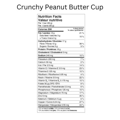 Plant Protein Whole Food Energy Bar - Crunchy Peanut Butter Cup